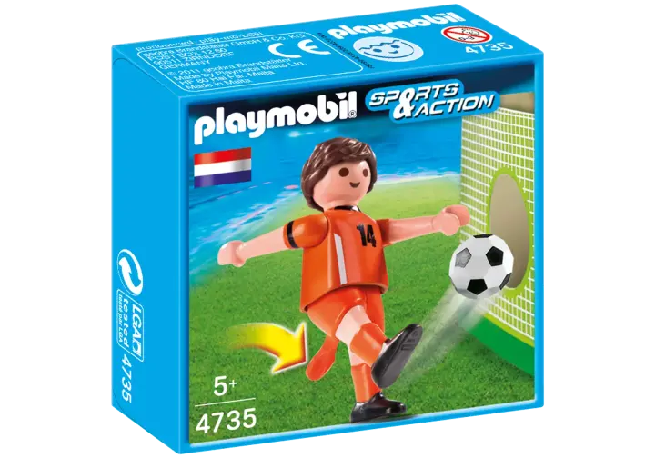 Playmobil 4735-A - Fußballspieler Niederlande - BOX