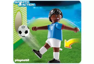 Playmobil 4737-A - Fußballspieler Frankreich dunkelhäutig