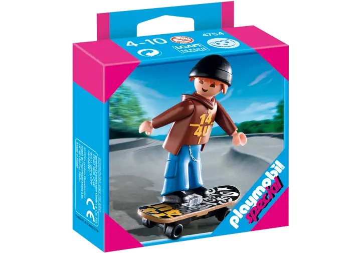 Playmobil 4754-A - Skateboarder - BOX