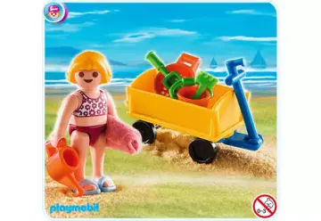 Playmobil 4755-A - Mädchen mit Bollerwagen