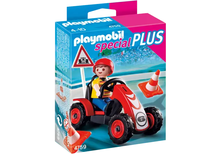 Playmobil 4759-A - Kids Racing-Kart - BOX