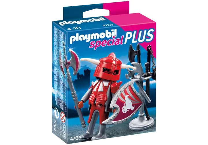 Playmobil 4763-A - Doppelaxtkämpfer mit Waffenarsenal - BOX