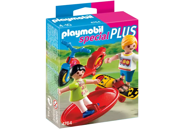 Playmobil 4764-A - 2 Kinder mit Spielgeräten - BOX