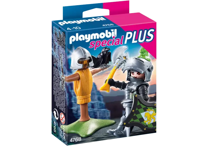 Playmobil 4768-A - Löwenritter beim Turniertraining - BOX