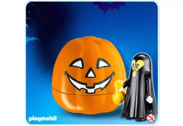 Playmobil 4771-A - Citrouille halloween avec fantôme noir