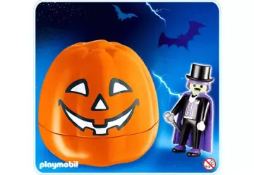 Playmobil 4772-A - Citrouille halloween avec dracula