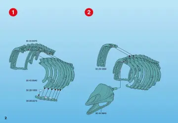 Bauanleitungen Playmobil 4803-A - Geisterwalskelett (2)