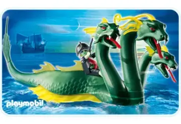 Playmobil 4805-A - Serpent de mer à trois têtes et pirate fantôme