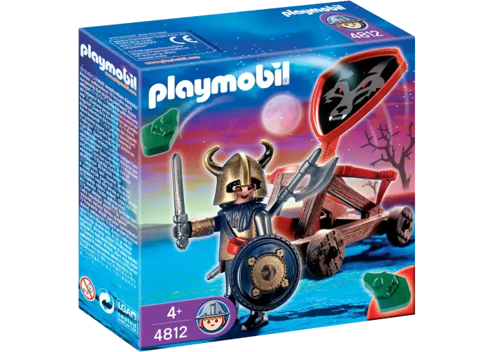 Playmobil 4812-A - Chevaliers des loups et catapulte - BOX