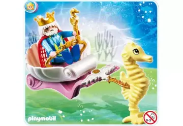 Playmobil 4815-A - Meereskönig mit Seepferdchenkutsche