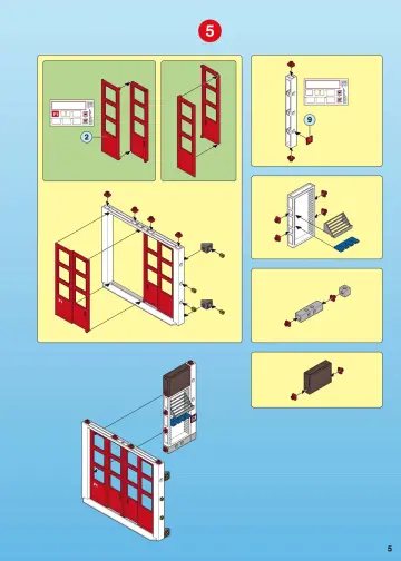 Bauanleitungen Playmobil 4819-A - Feuerwehr-Hauptquartier (5)