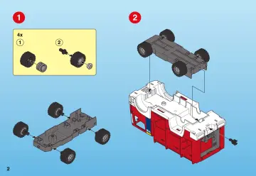 Bauanleitungen Playmobil 4821-A - Feuerwehr-Rüstfahrzeug (2)