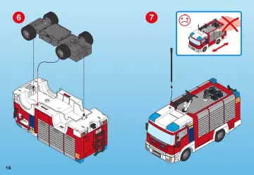 Bauanleitungen Playmobil 4821-A - Feuerwehr-Rüstfahrzeug (16)