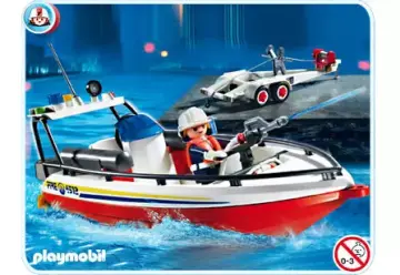 Playmobil 4823-A - Bateau de pompier