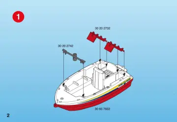 Bauanleitungen Playmobil 4823-A - Feuerwehrboot (2)