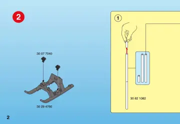Notices de montage Playmobil 4824-A - Hélicoptère de pompier (2)