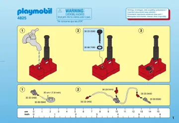 Bauanleitungen Playmobil 4825-A - Löschtrupp mit Druckpumpe (1)