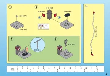 Notices de montage Playmobil 4825-A - Pompiers et matériel d'incendie (4)