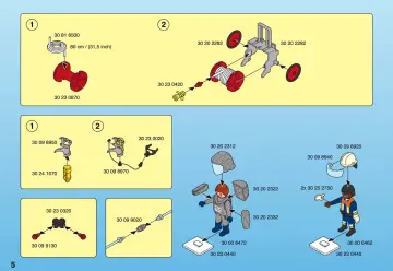 Notices de montage Playmobil 4825-A - Pompiers et matériel d'incendie (5)