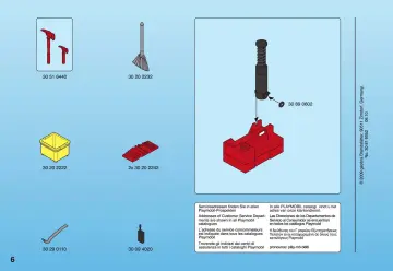 Notices de montage Playmobil 4825-A - Pompiers et matériel d'incendie (6)