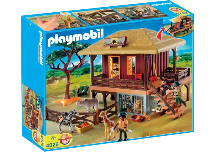 Playmobil 4826-A - Centre de soins pour animaux sauvages - BOX