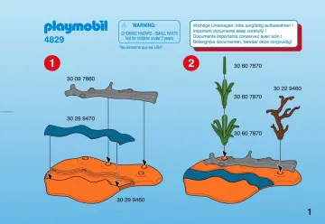 Bauanleitungen Playmobil 4829-A - Hyänen (1)