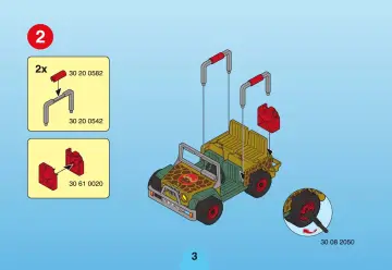 Notices de montage Playmobil 4832-A - Véhicule de safari avec rhinocéros (3)
