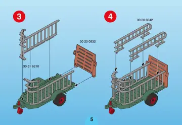 Bauanleitungen Playmobil 4832-A - Rangerfahrzeug mit Nashorn (5)