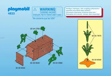 Bauanleitungen Playmobil 4833-A - Wilderer mit Lebendfalle (1)