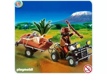 Playmobil 4834-A - Quad safari et braconnier