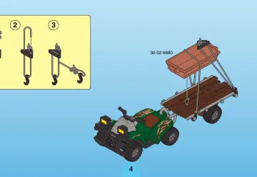 Notices de montage Playmobil 4834-A - Quad safari et braconnier (4)