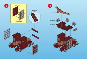Notices de montage Playmobil 4837-A - Catapulte géante et cachot (2)