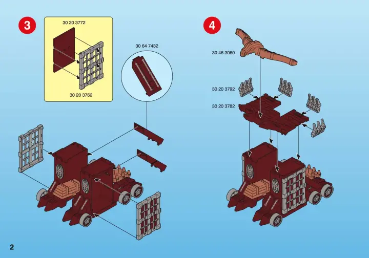 Bauanleitungen Playmobil 4837-A - Riesenschleuder mit Gefangenenzelle (2)