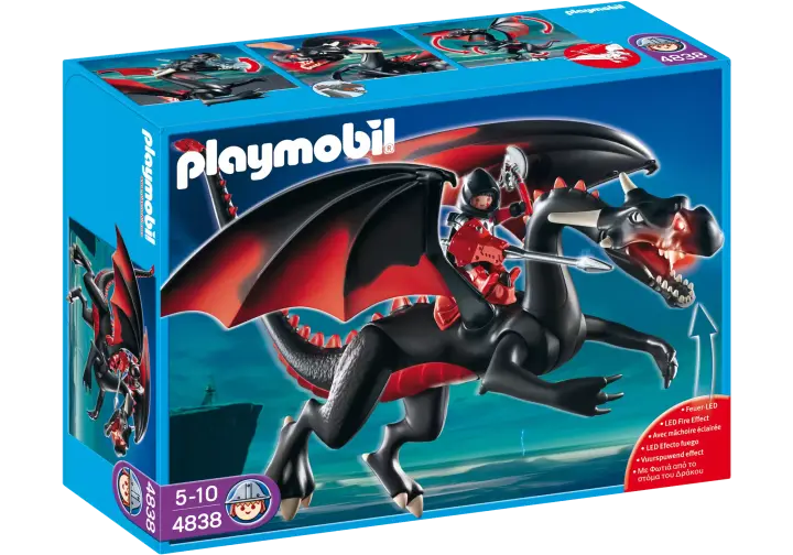 Playmobil 4838-A - Riesendrache mit Feuer-LED - BOX