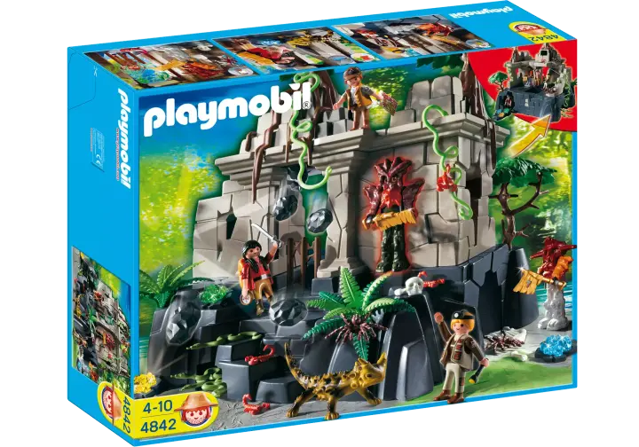 Playmobil 4842-A - Schatztempel mit Wächtern - BOX