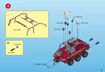 Bauanleitungen Playmobil 4844-A - Schatzsucher-Amphibientruck (4)