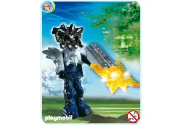 Playmobil 4849-A - Tempelwächter mit oranger Leuchtwaffe