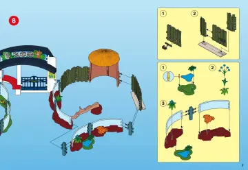 Bauanleitungen Playmobil 4850-A - Großer Tierpark (7)