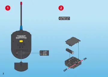 Notices de montage Playmobil 4856-A - Module de radiocommande Plus (2)