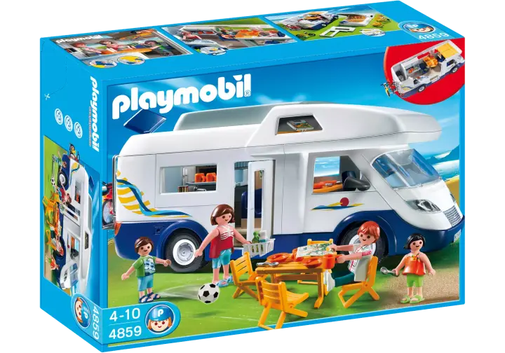 Playmobil 4859-A - Grand camping-car familial - BOX