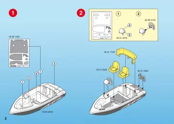 Bauanleitungen Playmobil 4862-A - Schnittiges Sportboot (2)