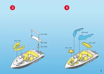 Bauanleitungen Playmobil 4862-A - Schnittiges Sportboot (3)