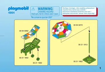 Bauanleitungen Playmobil 4864-A - Planschbecken (1)