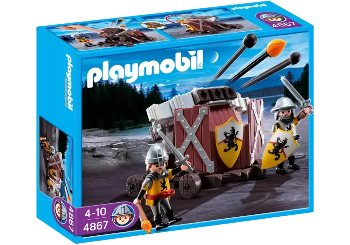 Playmobil 4867-A - Dreifach-Balliste mit Löwenrittern - BOX