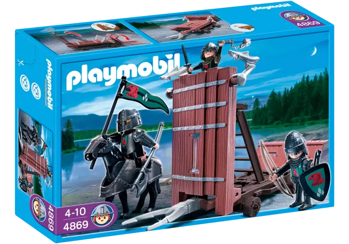 Playmobil 4869-A - Sturmwagen mit Raubrittern - BOX