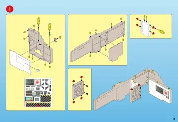 Notices de montage Playmobil 4875-A - Quartier général des Agents Secrets avec système d`alarme (2)