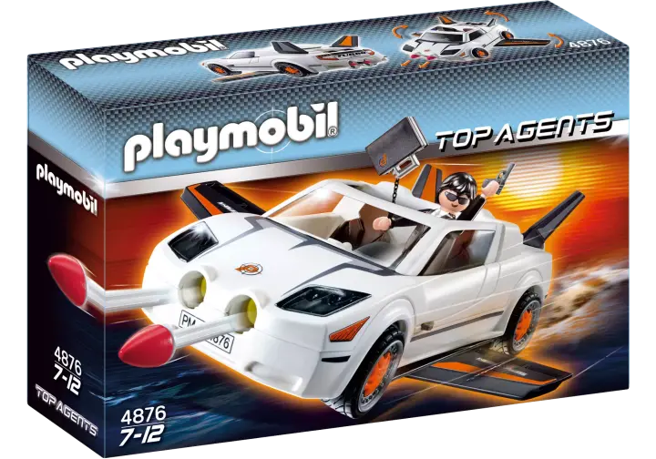 Playmobil 4876-A - Voiture des Agents Secrets - BOX