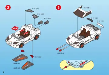 Notices de montage Playmobil 4876-A - Voiture des Agents Secrets (2)