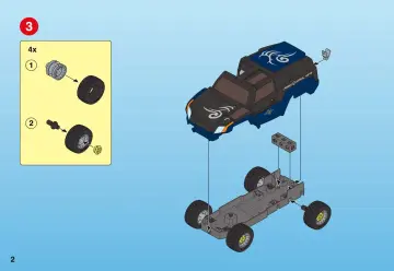 Bauanleitungen Playmobil 4878-A - Robo-Gangster SUV (2)