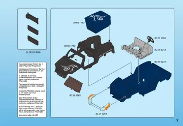 Notices de montage Playmobil 4878-A - 4x4 du Robo-Gang (7)